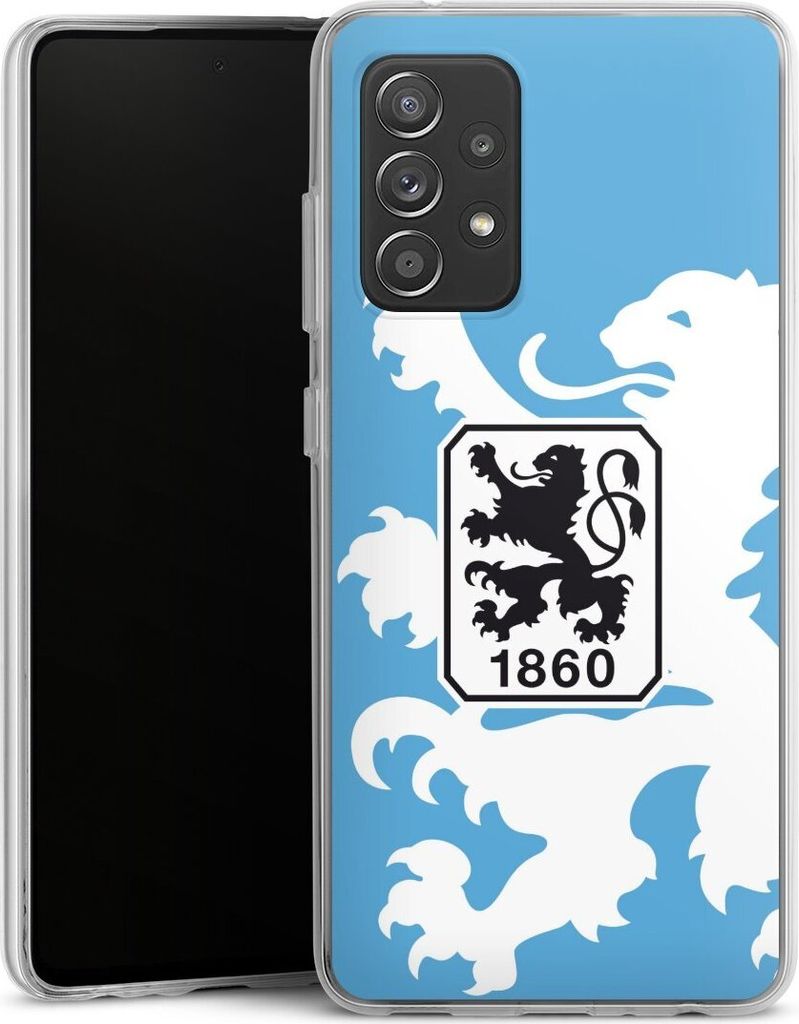 DeinDesign Handyhülle für Samsung Galaxy A52 5G Silikon Hülle Case Smartphone Schutzhülle Offizielles Lizenzprodukt TSV 1860 München Wappen