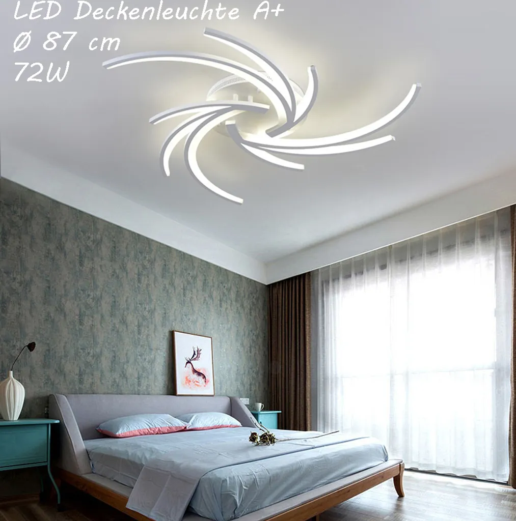 Lampada da Soffitto LED 2042-3 Design Moderno Acrilico Dimmerabile