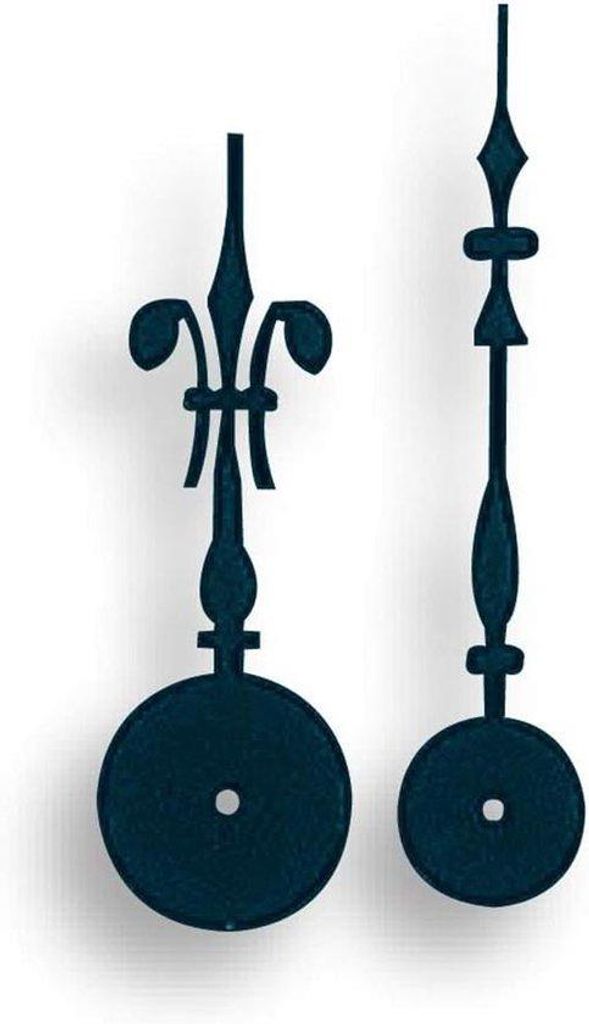 Aluminium-Uhrwerk-Mechanismus-Satz - Uhrmaker-Kollektion - Uhrreparatur-Set - 60 mm Sekundenzeiger - Sichtschwarz
