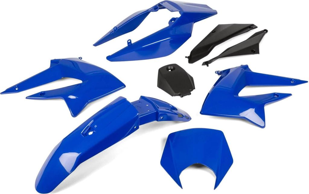Str8 Verkleidungskit 8 Teile Blau für Derbi DRD X-Treme 2011 - 2017