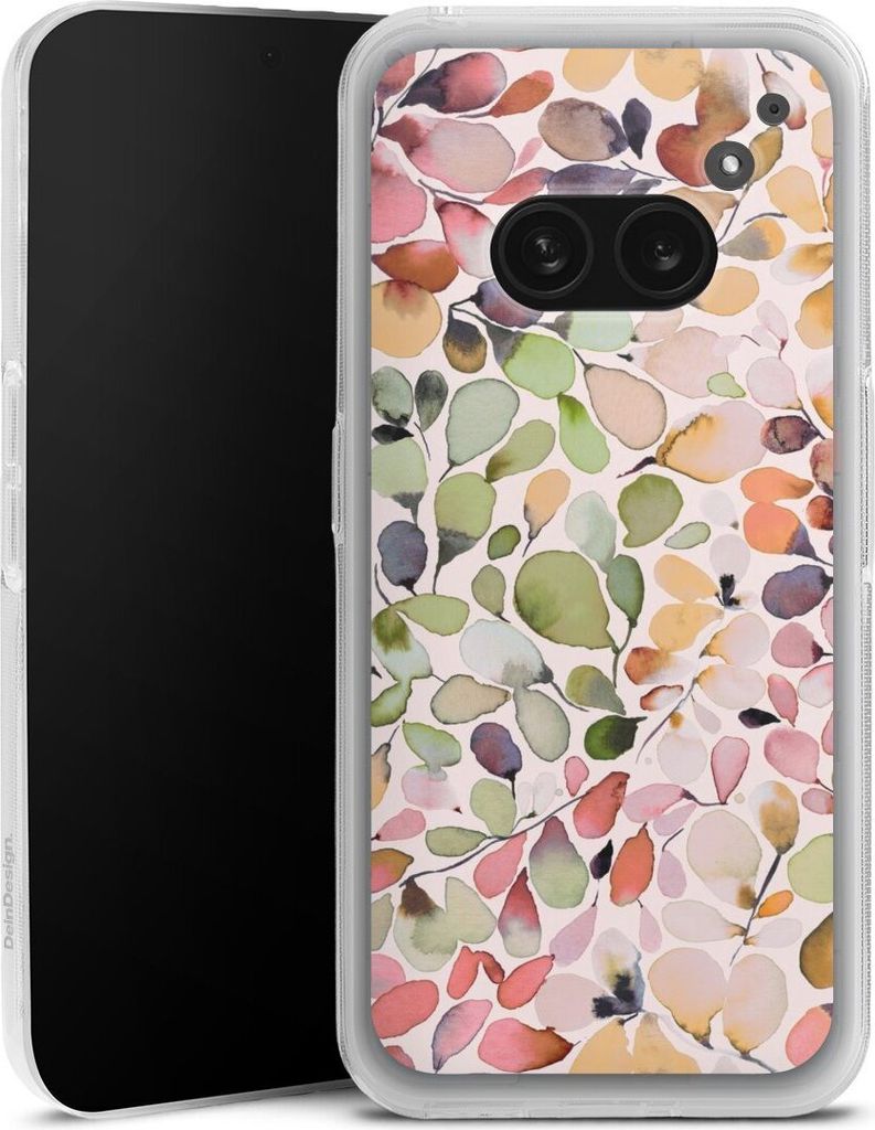 DeinDesign Handyhülle für Nothing Phone (2a) Silikon Hülle Case Smartphone Schutzhülle Muster Pattern Eukalyptus