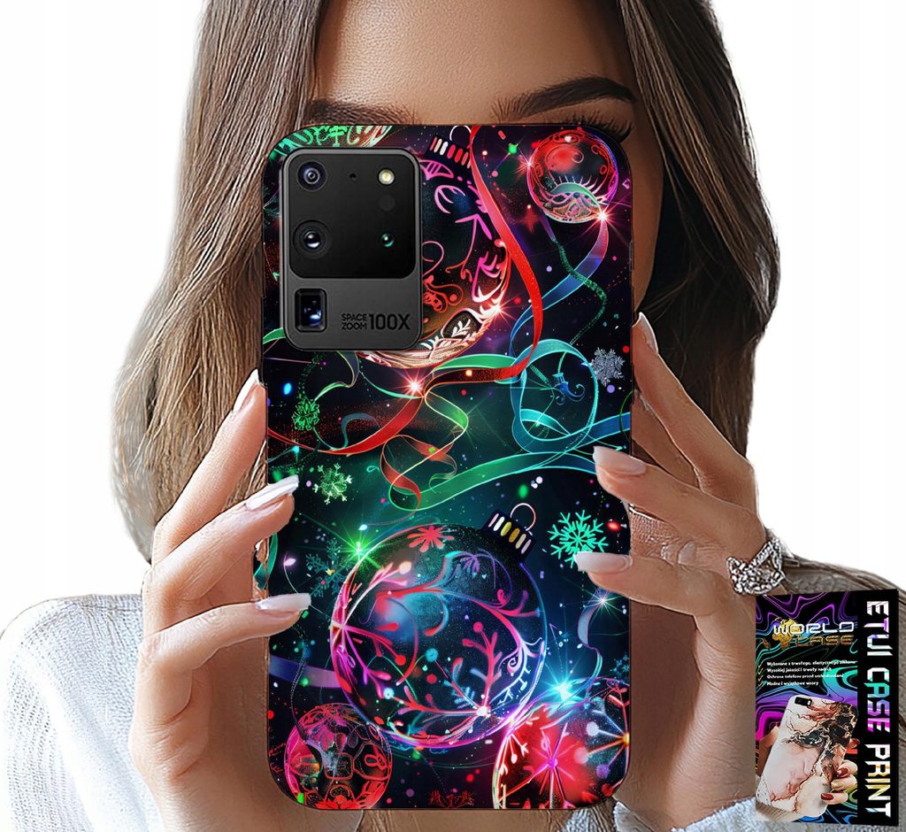 ETUI FÜR SAMSUNG GALAXY S20 Ultra - WEIHNACHTSVÖGEL, CHOINA, HÜLLE + FOLIEN