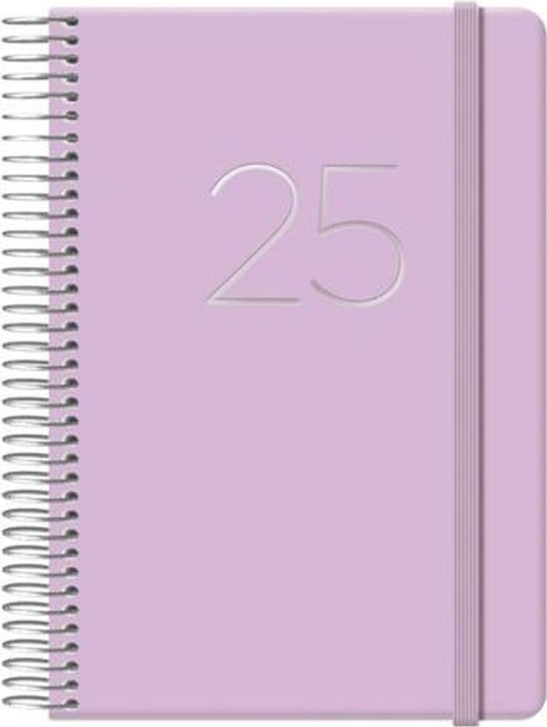 DOHE 12574, Persönliches Tagebuch, Violett, Einfarbig, Weiß, 336 Blätter, 70 g/m²