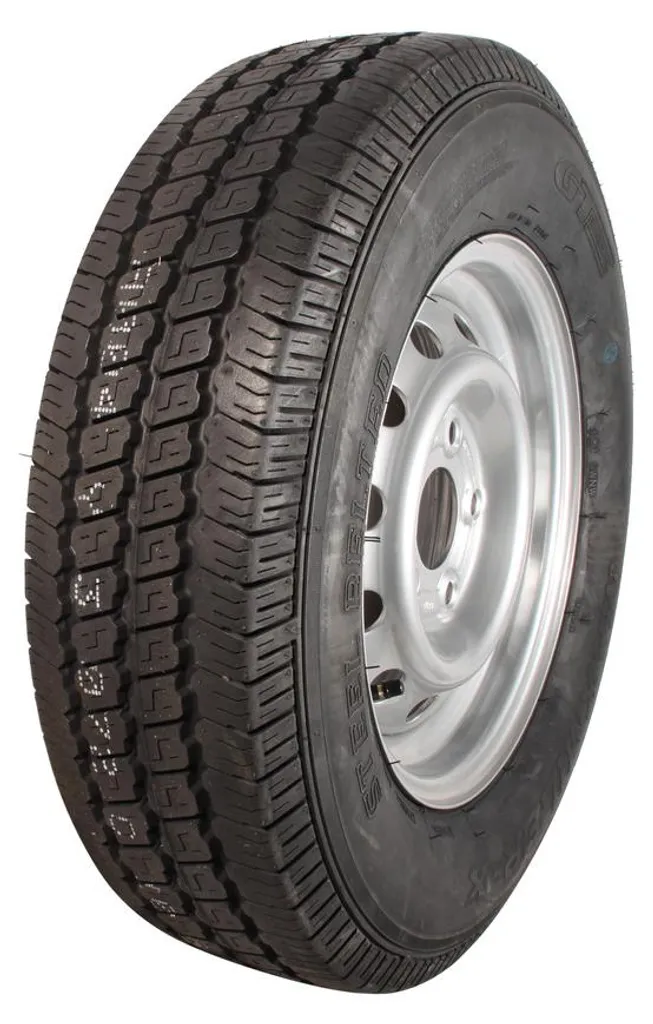 Roue remorque 175/80 R13C 5 trous pour caravane et porte-bateau