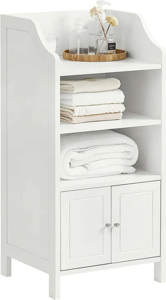 Meuble de rangement salle de bain Rootz - Colonne basse en MDF robuste