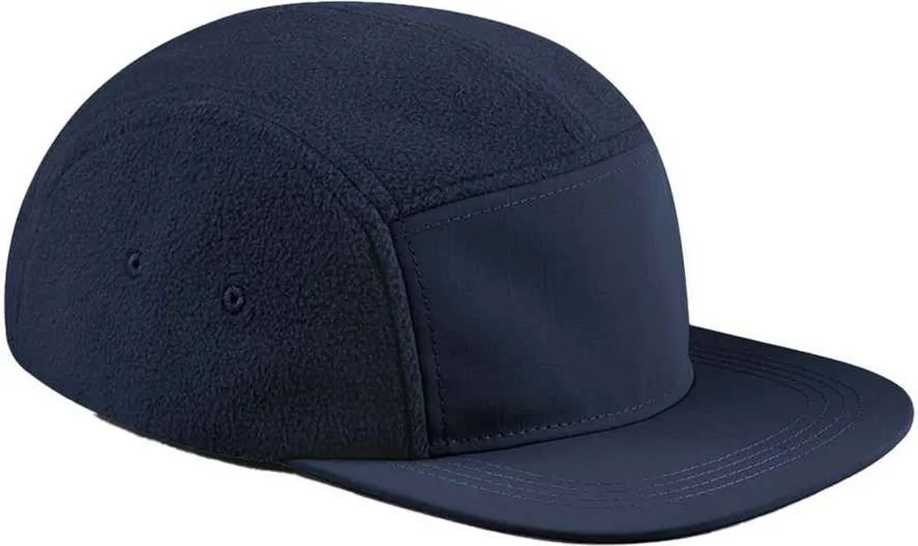 Beechfield RW10590 Berretto Camper in Pile Blu Navy per Uomo e Donna