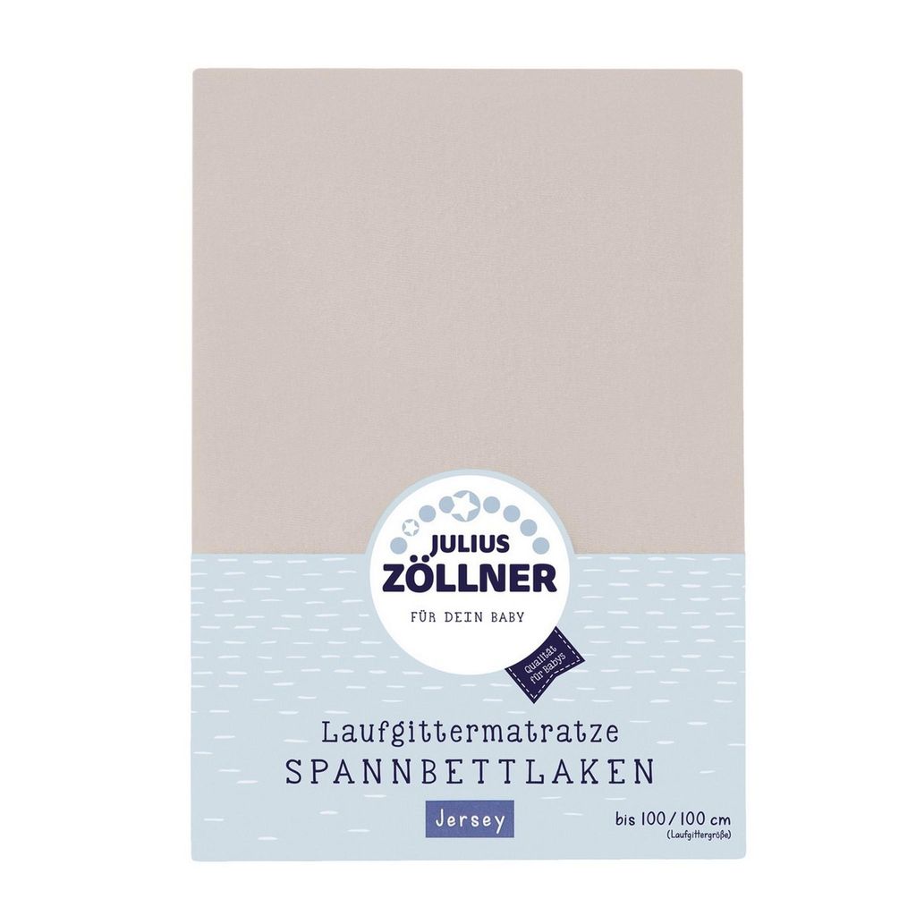 A product shot of a baby crib mattress cover.