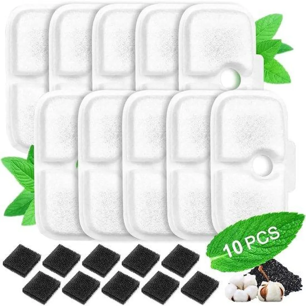 Abreuvoir chat 2,5L avec 20 filtres : hydratation saine et durable