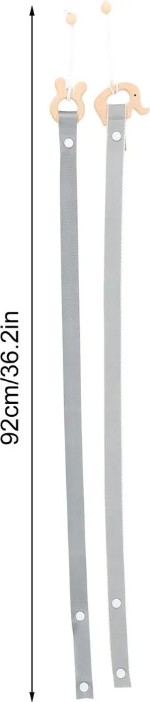 Organizzatore Mollette Capelli Bambina 2 Pezzi Coniglio Elefante - Shop Online - 5