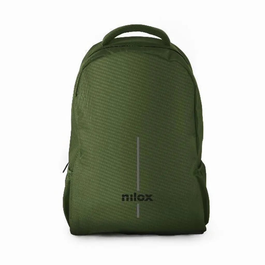 Nilox NXBPBASICECO Sac à dos Vert en polyester recyclé ultra résistant