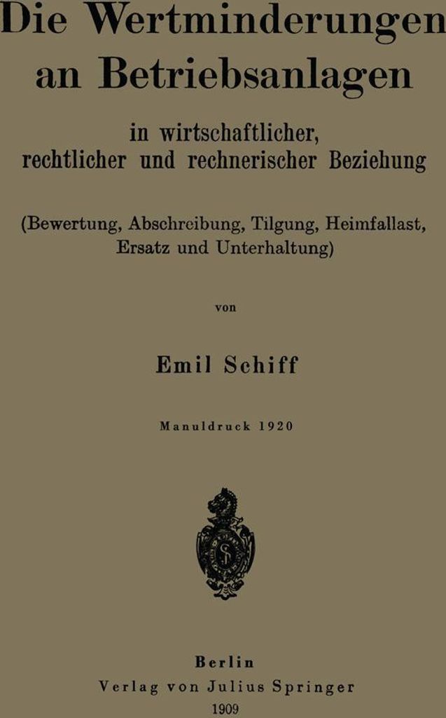 Die Wertminderungen an Betriebsanlagen