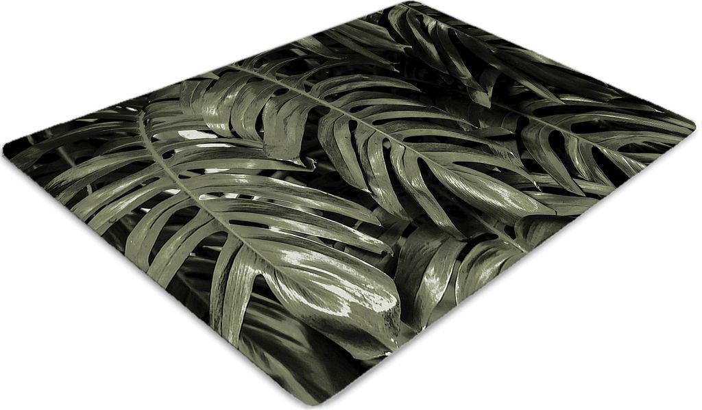 Stuhlunterlage Bürostuhlunterlage 120 cm x 90 cm Bodenmatte Bürostuhlunterlage - Bananenblätter