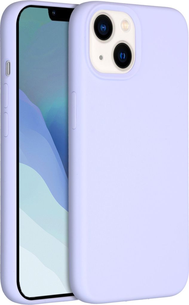 Accezz Liquid Silikoncase iPhone 14 / 13 - Violett