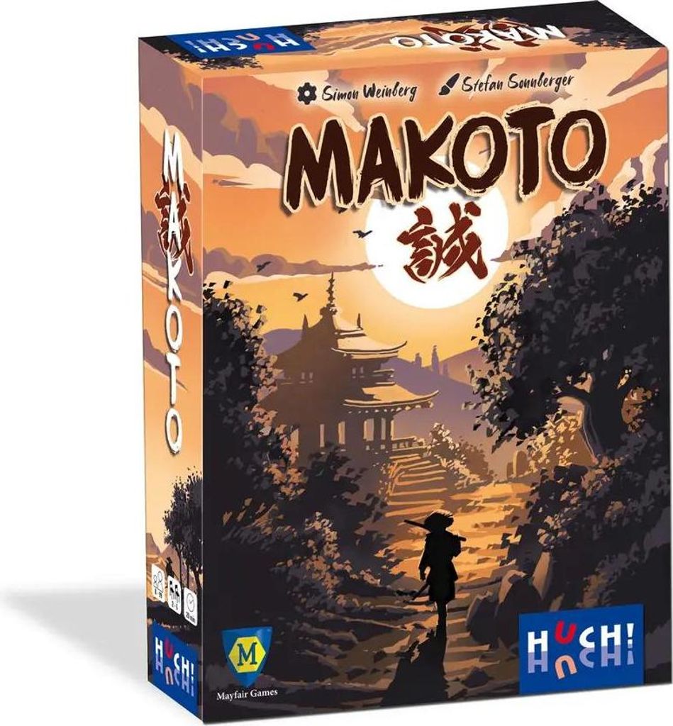 HUCH!, Makoto, Strategisches Kartenspiel für spannende Runden, Herausfordernde Kombinationen und Taktik, Für 2–6 Spieler ab 8 Jahren