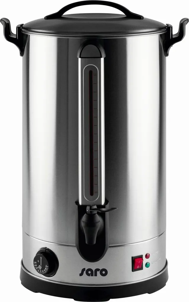 Distributeur de vin chaud ANCONA 30 en acier inoxydable de 27 litres