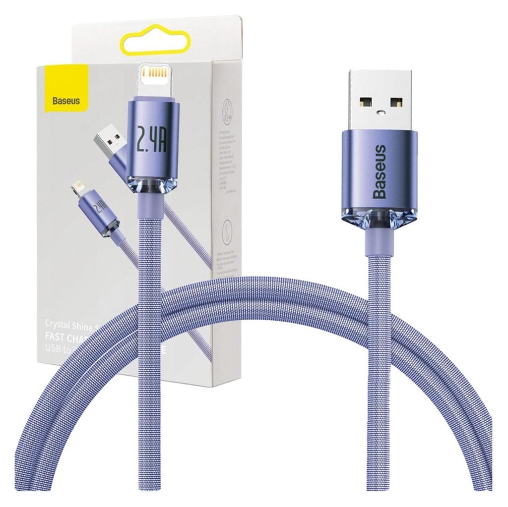Baseus Crystal Shine 2 m Violet Image du produit 