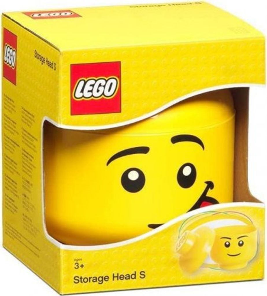 LEGO Mini tête de rangement STORAGE HEAD SILLY 360 ml jaune Image du produit 