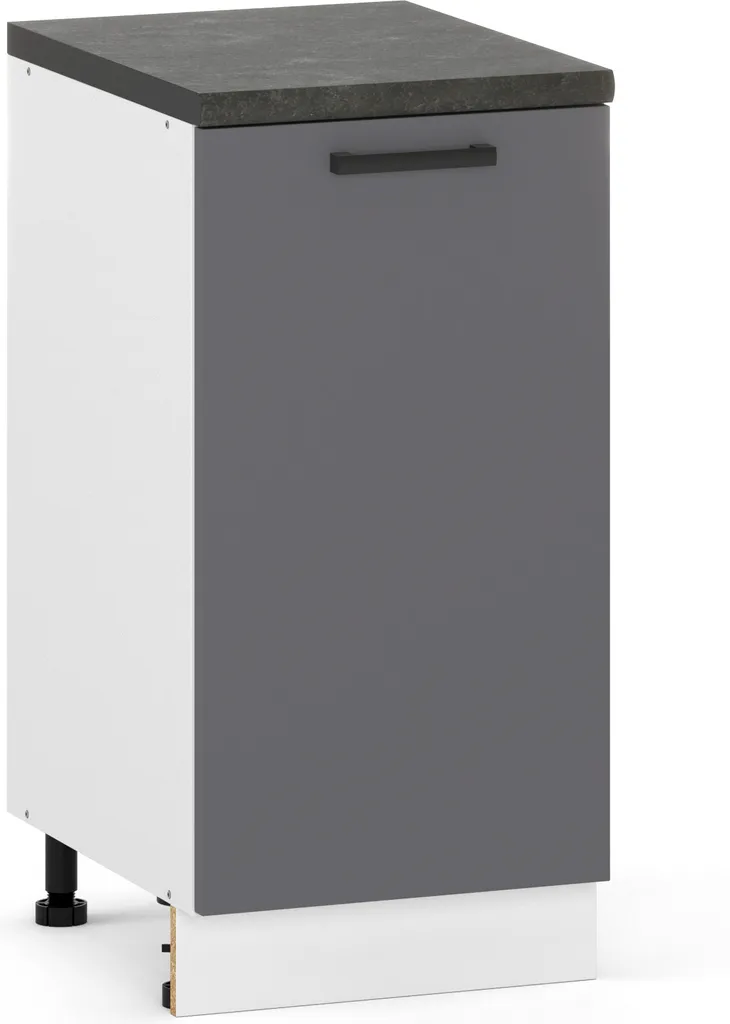 Offerta Mobile Cucina 40cm Grafite | Base 1 Anta Verticale Stock
