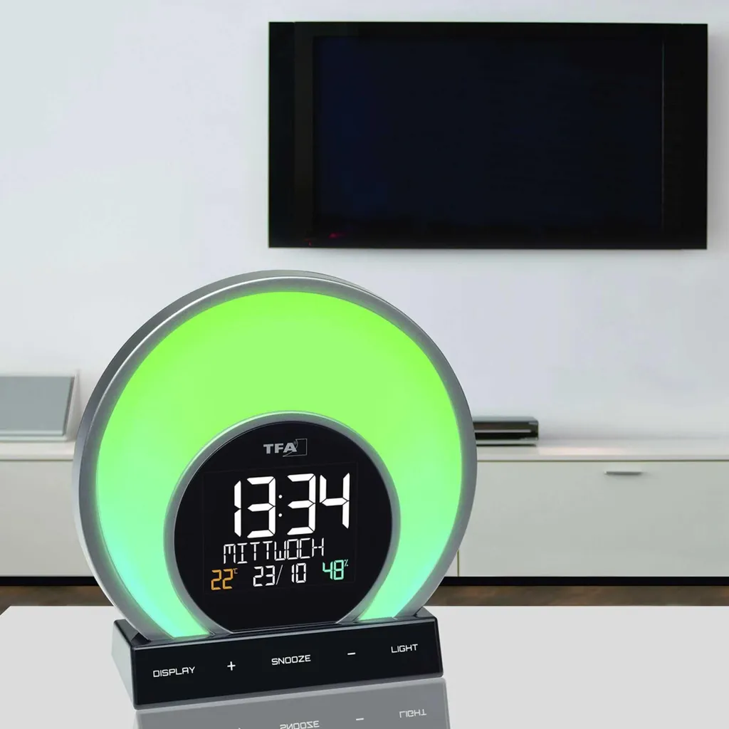 Réveil SOLUNA TFA changement de couleur et simulateur d'aube bien-être - 6