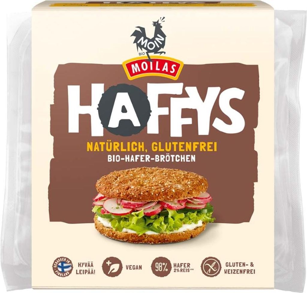 Moin Haffys -Hafer-Brötchen 4x80g