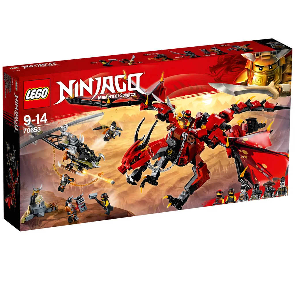 Jeu de Construction Dragon Lego Ninjago 70653 Firstbourne avec Figurines