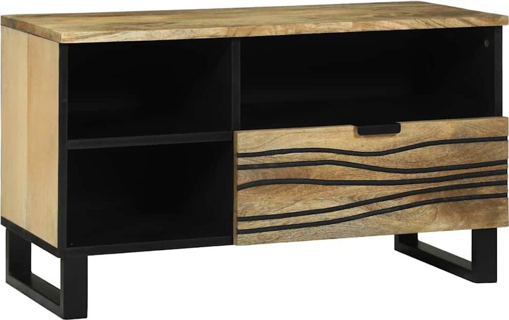 TV-Einheiten mit Schubladen Braun 80 x 33 x 46 cm Holzwerkstoff