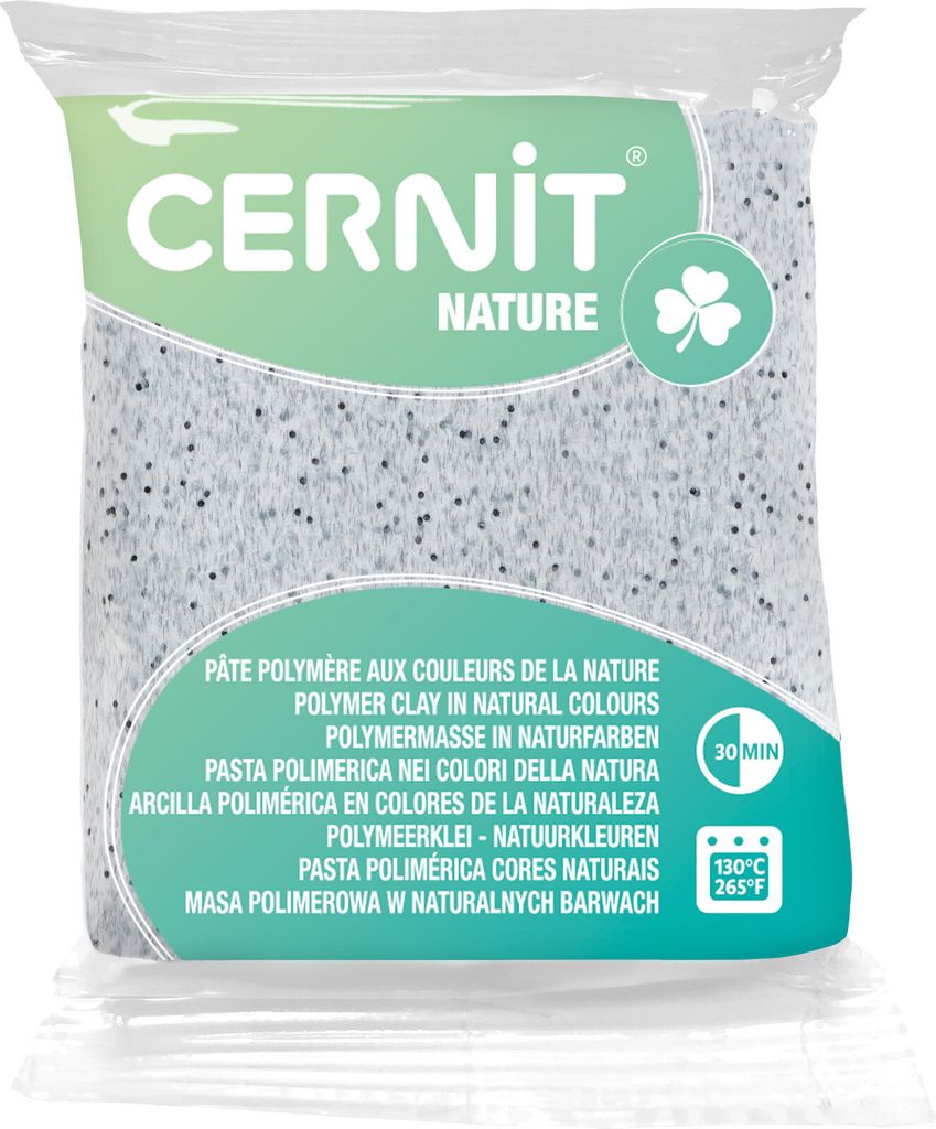 CERNIT CE0940056983C - Block Modelliermasse (Polymer) NATURE, ofenhärtend, sofort gebrauchsfähig, 56g, für DIY, Schmuck, Figuren, für Einsteige...