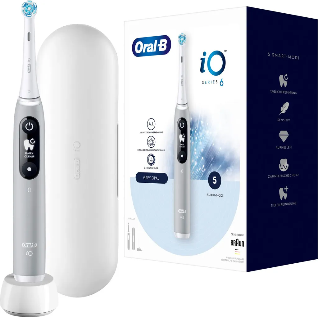 Brosse à dents Oral-B iO Series 6 pour protéger les gencives fragiles