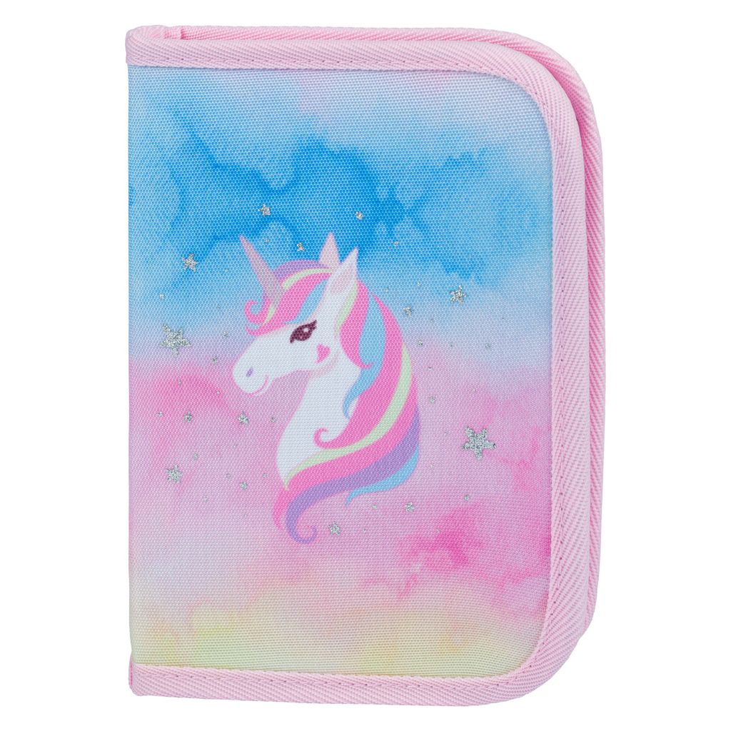 BAAGL Piórnik szkolny jednopiętrowy Rainbow Unicorn Zdjęcie produktu 