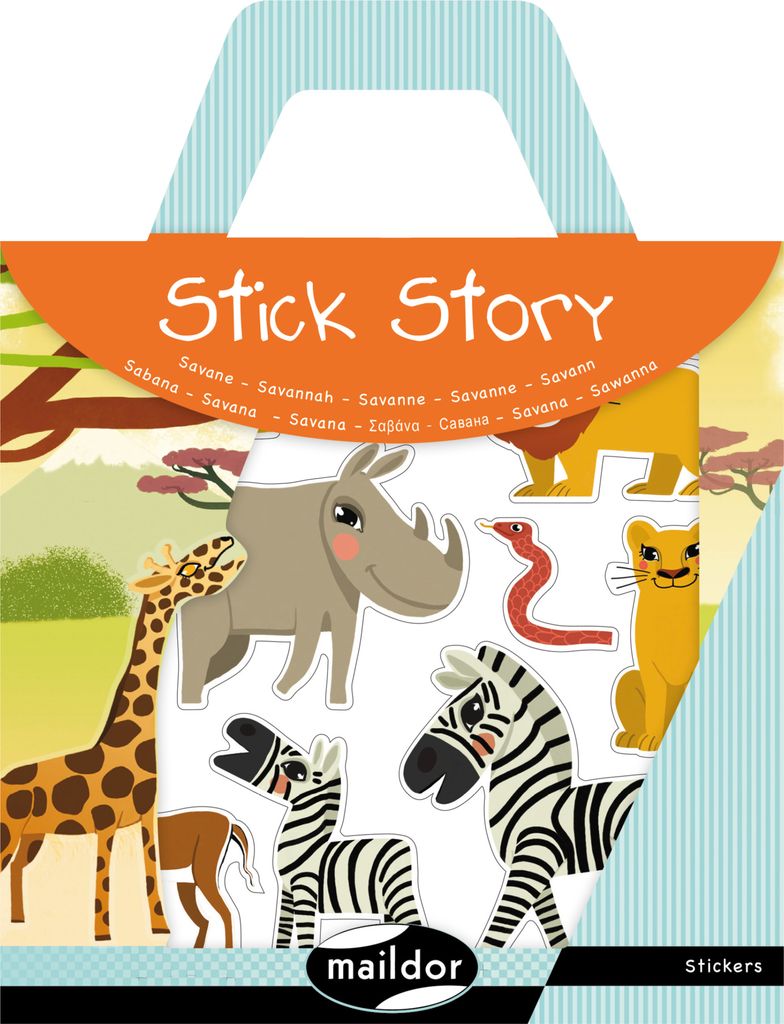 Maildor 6x Stick Story, Savanne - Mehrfarbig 566402O