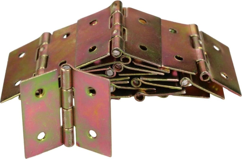 KOTARBAU Möbelscharniere 35 x 35 mm 100 St. Gerollte Scharniere Alle Größen Tischband Türband Möbelband Verzinkt Türscharniere Scharnier Ki...