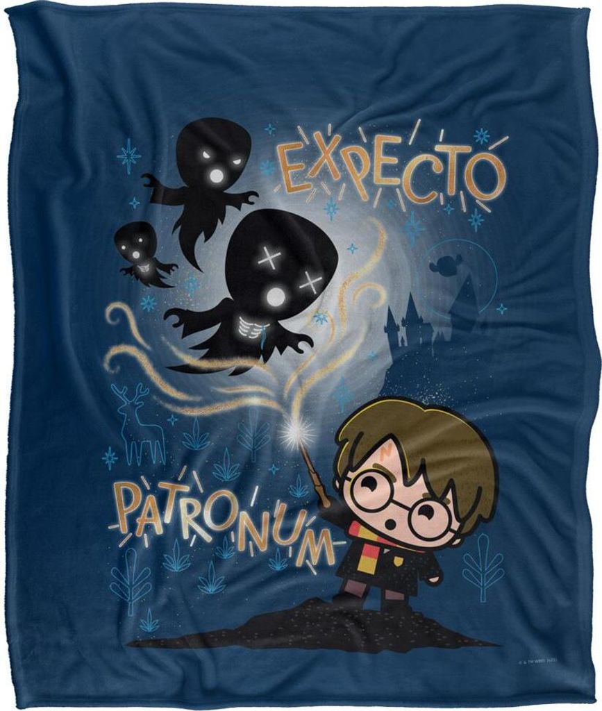 Harry Potter - Decke "Expecto Patronum", "Chibi" TV18570 (Einheitsgröße) (Bunt)