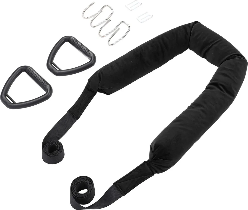 Ceinture lombaire rétractable noire avec tendeur de taille réglable