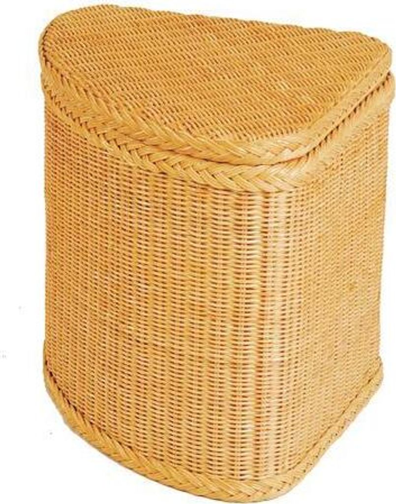 KRINES HOME Rattan Wäschekorb / Wäschetruhe mit stabilem Produktbild 
