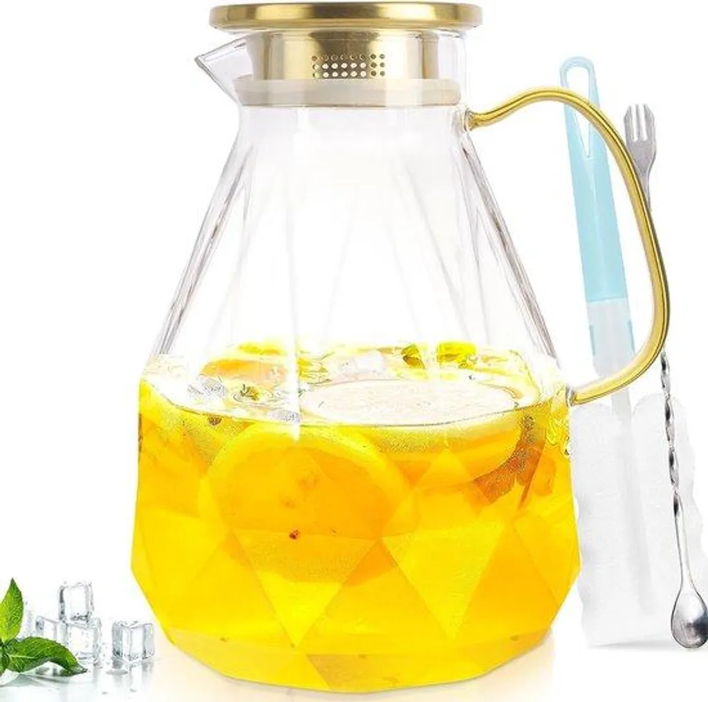 Bouilloire 2,2 L anti-calcaire en verre et inox - Entretien très facile