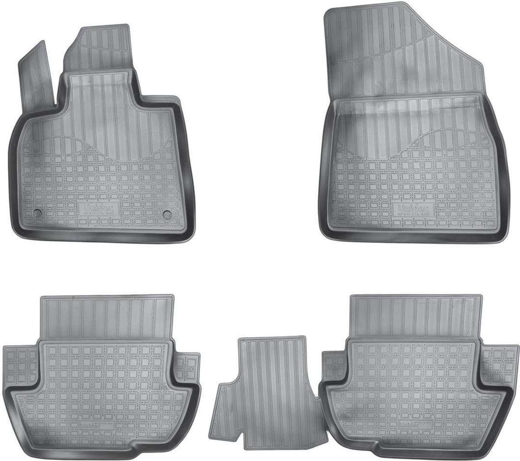 3D Gummi Fußmatten für CITROEN DS5 | 2011-2018 | passgenau mit Rand