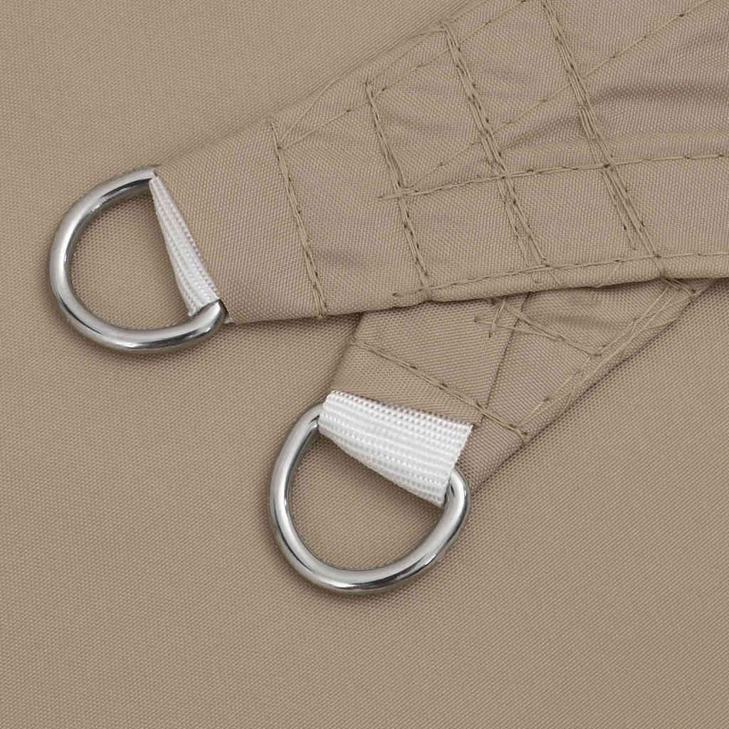 vidaXL Sonnensegel Oxford-Gewebe Rechteckig 3x6 m Taupe
