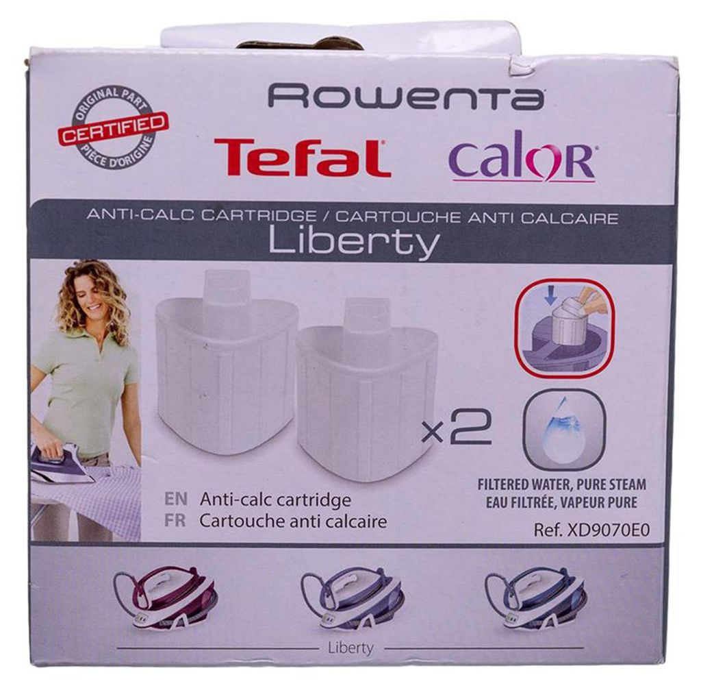 Rowenta XD9070, Anti-Kalk-Kartusche für Bügeleisen, Weiß, Produktbild 