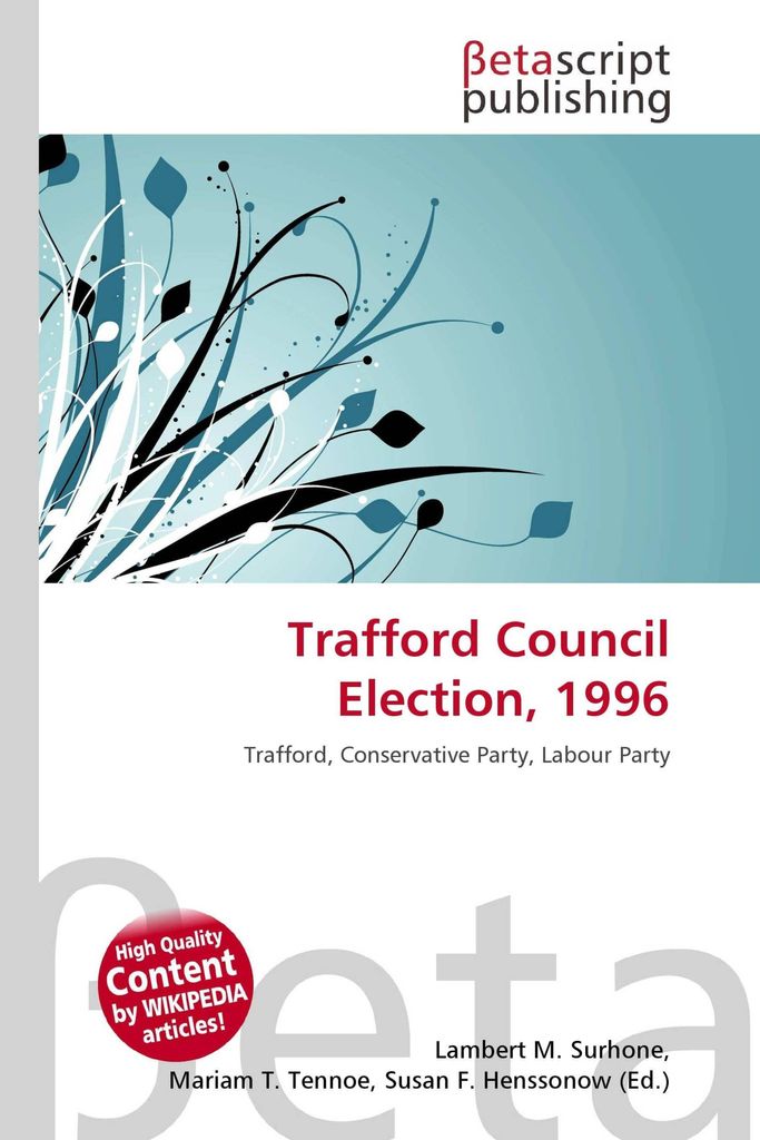 Trafford Council Election, 1996
