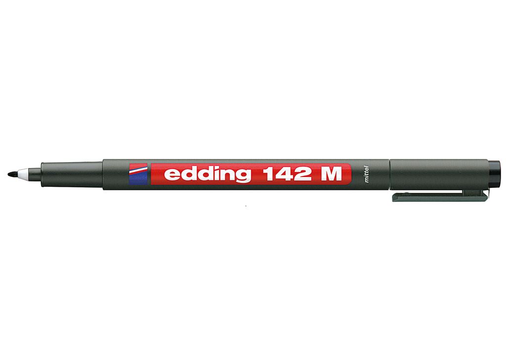 Edding 4-142001, Schwarz, Fein, Schwarz, Rund, 1 mm, Produktbild 