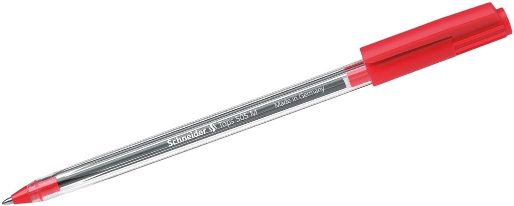 Schneider Kugelschreiber TOPS 505 M rot Box 50St