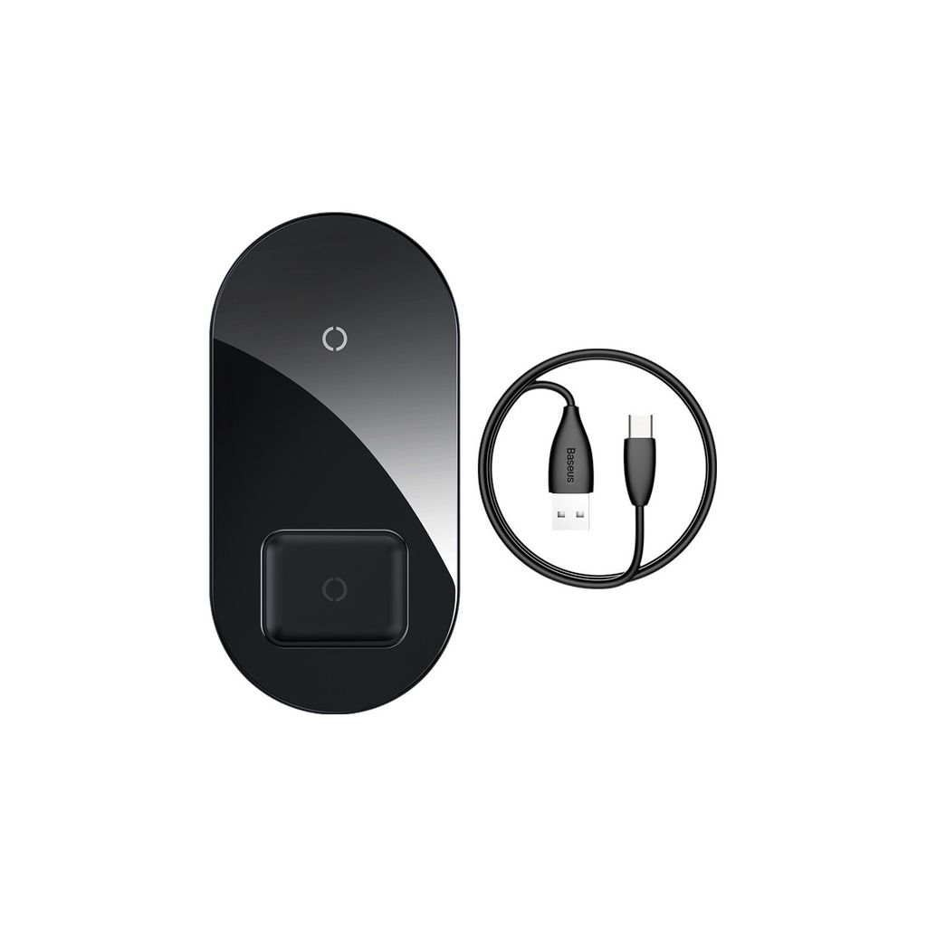 Baseus Simple 2in1 Qi Wireless-Ladegert 15W - Telefon - Produktbild 
