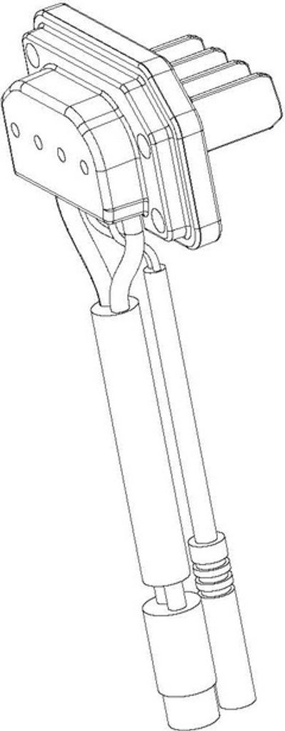 POLINI E-Bike Batterie Verbinder 110mm 500W Evo