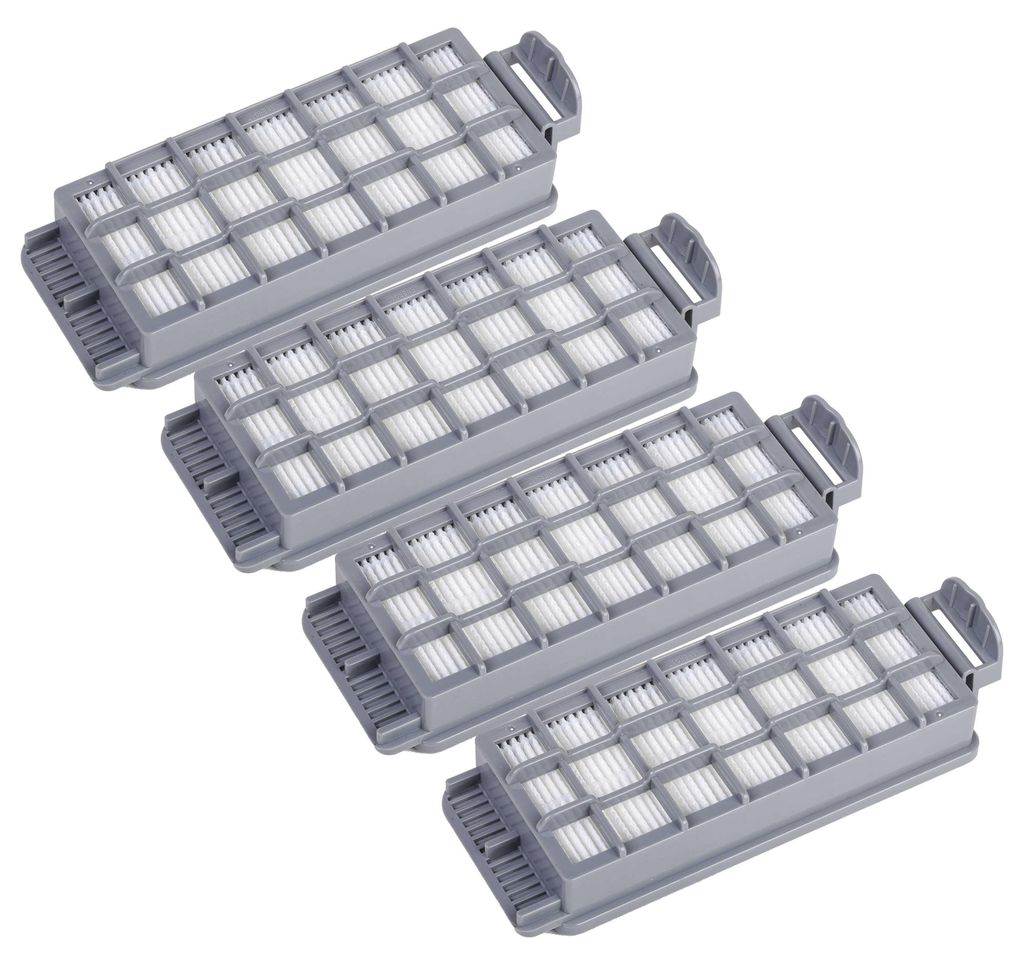 vhbw 4x Staubsaugerfilter kompatibel mit Kärcher BVL 5/1 Bp Pack, 5/1 Bp Staubsauger - HEPA-Filter Grau