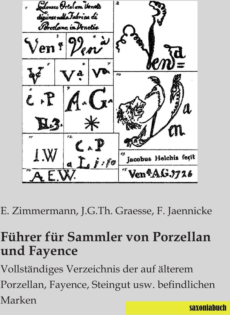 Führer für Sammler von Porzellan und Fayence