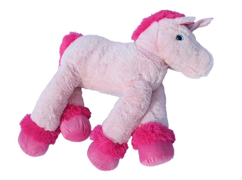 XXL Einhorn Rosa Pink 110 cm Plüschtier Kuscheltier Stofftier Plüsch Unicorn 