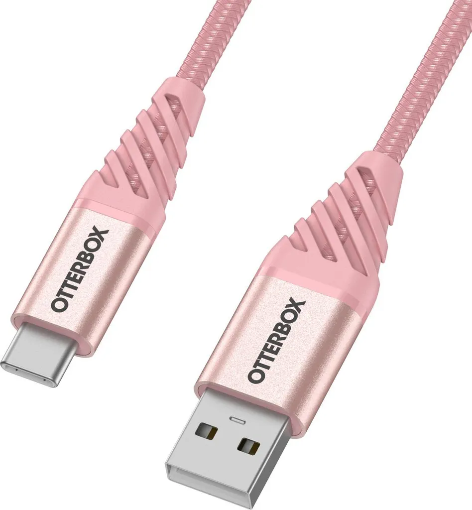 Cordon de Charge USB-C OtterBox 1M Rose Gold Haute Résistance et Design