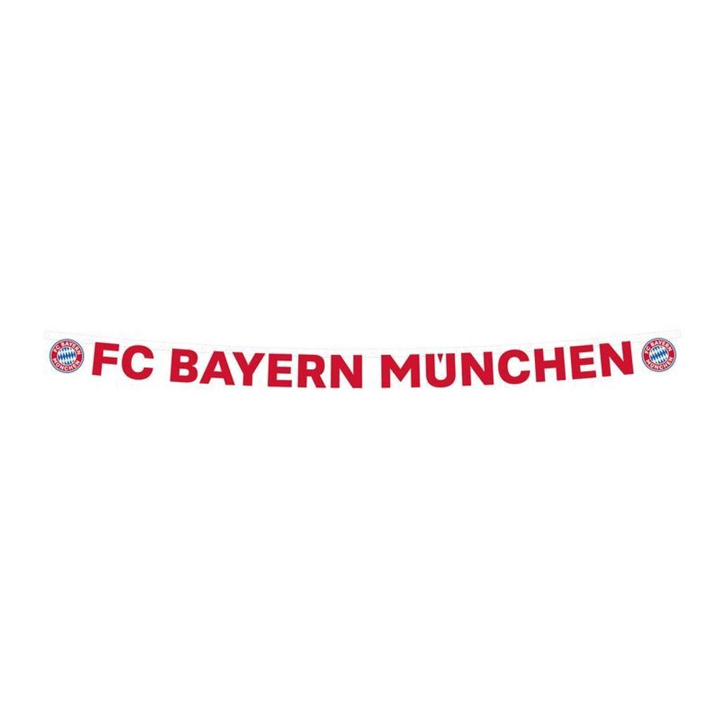 amscan Papiergirlande FC Bayern München 180x11cm Produktbild 