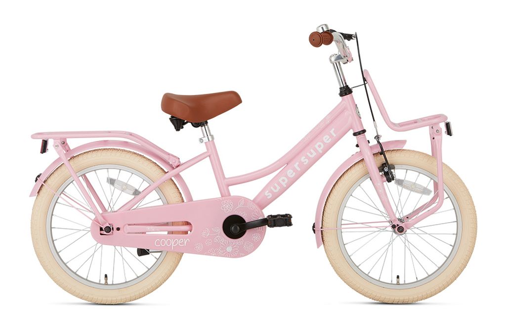 18 Zoll Fahrrad  Kinderfahrrad Mädchen  Kinder Hollandrad Rosa Pink 