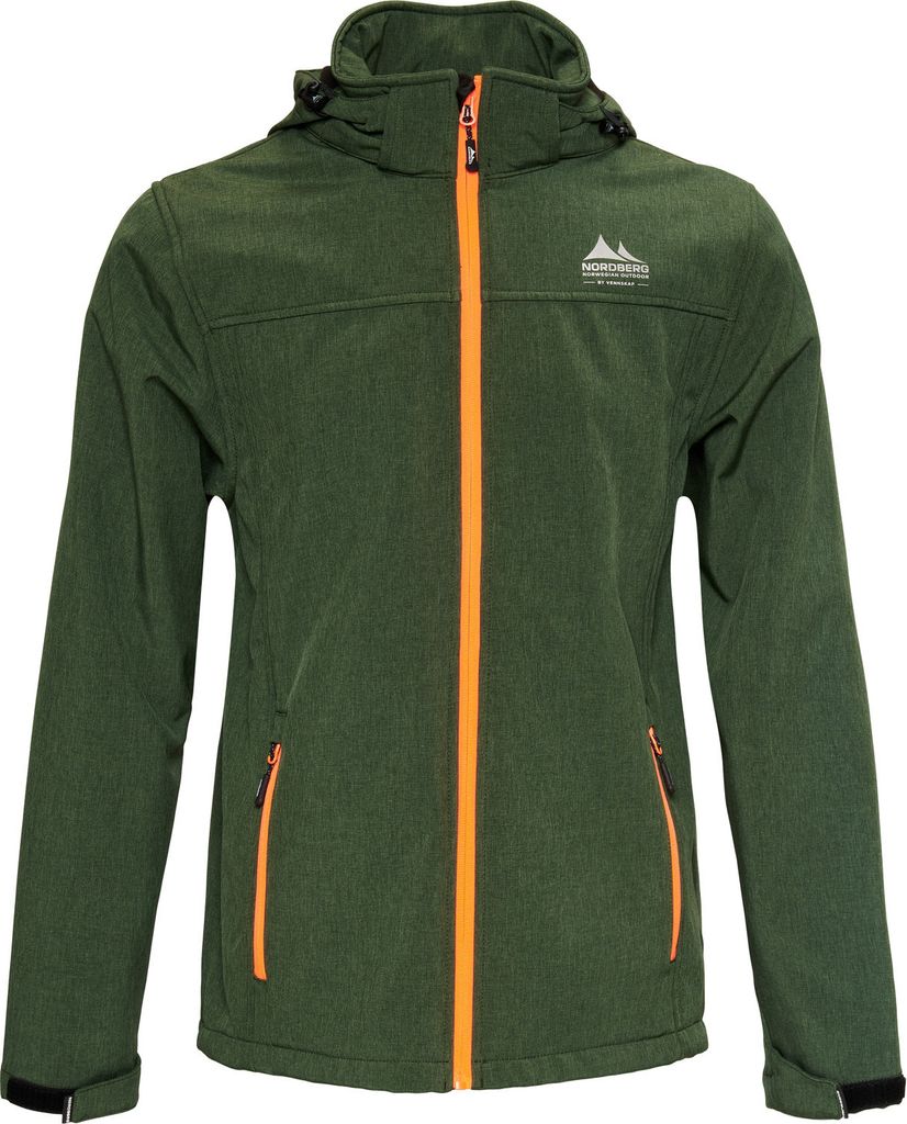 Nordberg Mats - Softshell Outdoor Sommerjacke Herren - Grün Melange - Größe L